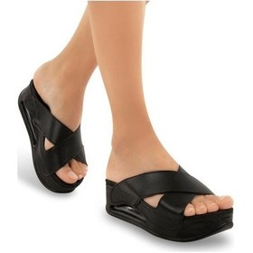 Resim Muya Penelope 31210-001 Air Max Anatomik Taban Kadın Terlik Siyah 