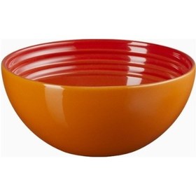 Resim Le Creuset Seramik Şık Tasarım Atıştırmalık Kasesi Turuncu 