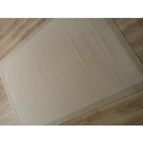 Resim Çam Halı Sisal 9327 Bej / Krem Bordürlü Jüt Sisal Kilim - 100x300 