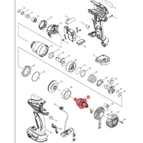Resim Makita DTD134RHX1 Endüvi Rotor Kollektör Ürün Kodu 619370-2 