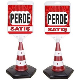 Resim Perde Satıs Temalı Reklam ve Uyarı Dubası 2 Adet 