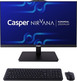 Resim Casper Nirvana A90.1342-CV00X-V-S-T i5-13420H 24 GB 500 GB NVMe SSD 23.8" Free Dos AIO Masaüstü Bilgisayar 