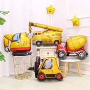 Resim 4 adet İnşaat Kamyon Balon Seti - Çimento Karıştırıcı, Kule, Kazıcı ve Çatal - Dayanıklı Alüminyum, Çocuklar için Doğum Günü Partileri ve Etkinlikler için Mükemmel, Parti Balonları | Oyun Sever Tasarım | Dayanıklı Balonlar, İnşaat Oyun Seti, Cadılar Bayramı Süsleri, Noel Süsleri 