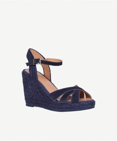 Resim Yargıcı Çapraz Bantlı Dolgu Süet Espadril 26ykay4033x 004 Lacivert 