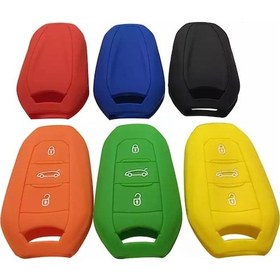 Resim Peugeot Uyumlu 208 308 508 3008 5008 Slikon Anahtar Kumanda Kilifi 450408387 