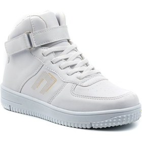 Resim Cool Kocamanlar Glaxy Uzun Pekin Boğaz Basketbol Çocuk Spor Ayakkabı Beyaz 