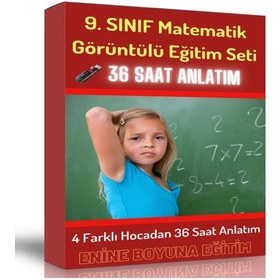 Resim 9. Sınıf Matematik Görüntülü Eğitim Seti 36 Saatlik Özel Anlatım 