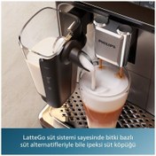Resim Philips LatteGo Tam Otomatik Espresso Makinesi Tek dokunuşla 6 çeşit Sıcak ve Soğuk içecek 