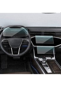 Resim Audi A7 Dijital Gösterge Ve Navigasyon Uyumlu Nano Ekran Koruyucu 3lü Set 