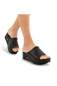 Resim Muya Gema Anatomik Air Max Tabanlı Topuk Dikeni Kadın Terlik 