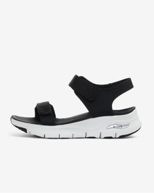 Resim Skechers Arch Fit - Touristy Kadın Siyah Sandalet 119247 Blk Siyah 