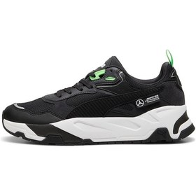 Resim Puma Mapf1 Trinity Siyah Erkek Sneaker Siyah-beyaz Beyaz - Siyah 
