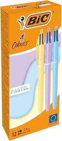 Resim Bic Jel Kalem Çok Renkli Pastel, 0,32 mm, 12 Adet, Marka: Bic - EAN: 3086123740297 