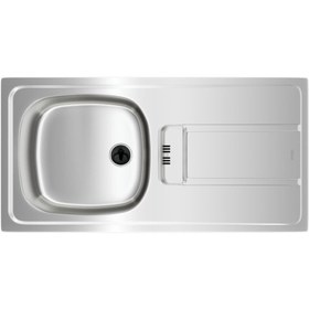 Resim Teka Gravity 45 Mikro Keten Dokulu Tek Gözlü Sağ Damlalıklı Eviye (.115120043) 
