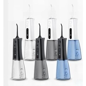 Resim Taşınabilir Ağız Duşu | 5 Modlu Şarjlı Diş Arası Temizleyici | 300ML Su Hazneli, Ipx7 Su Geçirmez, USB Şarjlı Diş ve Protez Temizleme Cihazı 