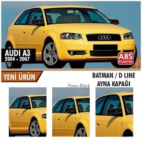 Resim A3 8p Batman Yarasa Ayna Kapağı Piano Black / 2003-2007 