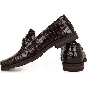Resim Footcourt Loafer Kahverengi Toka Detaylı Erkek Makosen 