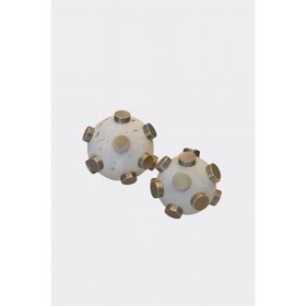 Resim Marinelis Dekoratif Top Obje Set Traverten Mermer 