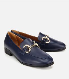 Resim Hotiç Kadın Deri Lacivert Tokalı Klasik Loafer 01ayh312430a680 01ayh312430a680 Lacivert 