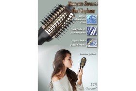 Resim Shibowavy Titanyum Seramik Kaplama Saç Şekillendirici ve Düzleştirici Fön Tarağı 220°C Isı Ayarı 