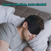 Resim Tam Karartma için 3D Konturlu Uyku Maskesi – Rahat Göz & Kirpik Tasarımı, Öğrenciler & Yetişkinler için Mükemmel Hediye, Seyahat, Rahatlama & Daha İyi Uyku için İdeal, Uyku Göz Maskesi 