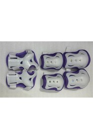 Resim Tex ÇOCUK DİZLİK DİRSEKLİK SET - LİLA BEYAZ 