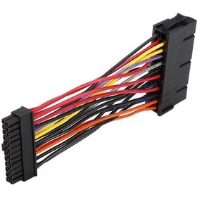 Resim 24 Pin 24 Pin Çevirici Atx Power Supply 24 Pin To Mini 24 Pin Kablo Optiplex 780 980 760 960 Atx Güç Kaynağı Kablosu 