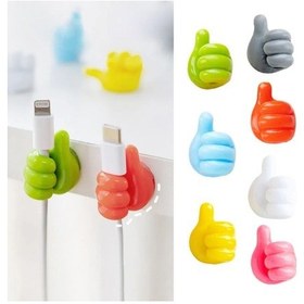 Resim El Şeklinde Kauçuk Çok Amaçlı Kablo Tutacak 10 Adet 5358 