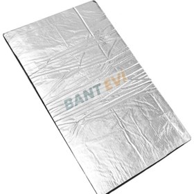 Resim Bant Evi Alüminyum Folyolu Araç Ses Yalıtım Şiltesi 9mm Folyolu Kendinden Yapışkanlı Kauçuk Izolasyon Malzemesi 