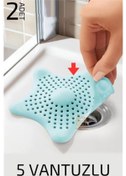 Resim Modacar Vantuzlu Lavabo Gider Süzgeci Multi Kullanım 2 Li 