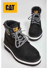 Resim Bambi Black Nubuk Hakiki Deri Kadın Bot & Bootie Cat0111119501 001 