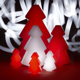 Resim Lightree Beyaz Işıklı Dekoratif Yılbaşı Ağacı (H 150cm) 