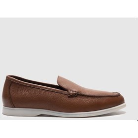 Resim Hakiki Deri Taba Erkek Günlük Ayakkabı 46 