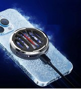 Resim Protonust Mıknatıslı Cep Telefon Sessiz Soğutma Fanı Radyatör Soğutucu İos Android Pubg Gaming Soğutucu 