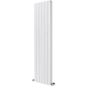 Resim 1800 x 475mm Yüksek Isı Kapasiteli Dekoratif Amber Dikey Aluminyum Beyaz Radyatör 