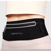 Resim Meridiangoods Siyah Spor Bel Çantası Koşu Belt Bag Unisex Hafif Outdoor Hiking Trekking Koşu Bisiklet Çantası Siyah 
