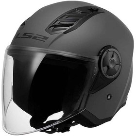 Resim Ls2 Airflow 2 Açık Motosiklet Kaskı Mat Titanyum 