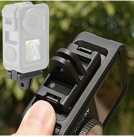 Resim Meridiangoods Djı Magnetic Adapter Mount Djy009 Hızlı Ayrılma Aksesuarı Osmo Action 5 Pro 4 3 