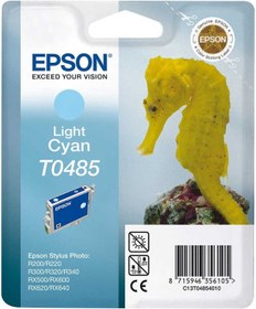 Resim Epson T0485 Açık Mavi Kartuş R200 / R300 / Rx300 