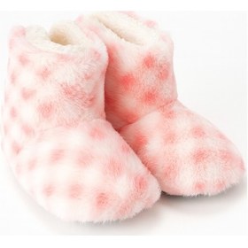 Resim Çocuk Ve Bebek Panduf, Kışlık Peluş Bot, Yumuşak, Sıcak Tutan, Kaymaz Tabanlı Ev İçi Patik, Ev Botu Pembe 