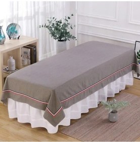 Resim Açık Gri 90cm220cm Yeni Yatak Örtüsü Dört Mevsim Evrensel Güzellik Salonu Yatağı Saf Pamuk Levha Sağlık Spa Özel Masaj Masası Için Delik Yok Xwı92y Çok Renkli 