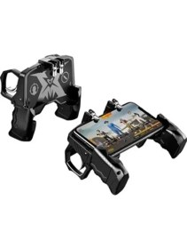 Resim Gunkes K-21 Oyun Aparatı Tüm Telefonlar Için Pubg Tetik Oyun Kolu Konsolu Joystick Ateş Tetik Düğmesi 
