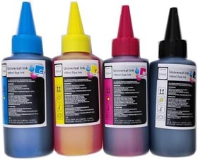 Resim Melsan Epson ile Uyumlu L386 Mürekkep 4 Renk Takım Muadil 100ML 