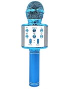 Resim Ws858l Taşınabilir Bluetooth Mikrofonlu Hoparlör - Led Işıklı, Kablosuz Kullanım, 8 Saat Çalışma Süresi 