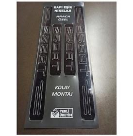 Resim Seat Leon Uyumlu Kapı Eşiği 4'lü Set Ön Arka 