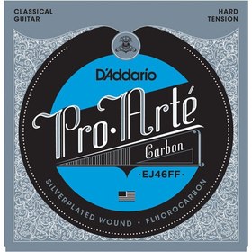 Resim D'Addario EJ46FF Pro-Arte Carbon Hard Tension Klasik Gitar Teli 