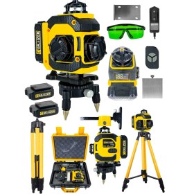 Resim Graizer 16 Köşe Dijital Otamatik Hizalamalı Lazer Metre Hizalama Tripodlu Taşıma Çantalı 
