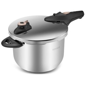 Resim Karaca Astrid İndüksiyon Tabanlı Düdüklü Tencere 6 Lt Rose 