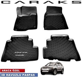 Resim Captiva 3D Paspas Havuzlu 2007 Sonrası Siyah Caraks N11.1584 