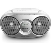 Resim Philips Audio Taşınabilir CD Çalar / Fm Radyo, Dinamik Bas Güçlendirme, Ses Girişi / CD Radyo Philips AZ215B/12 Siyah 